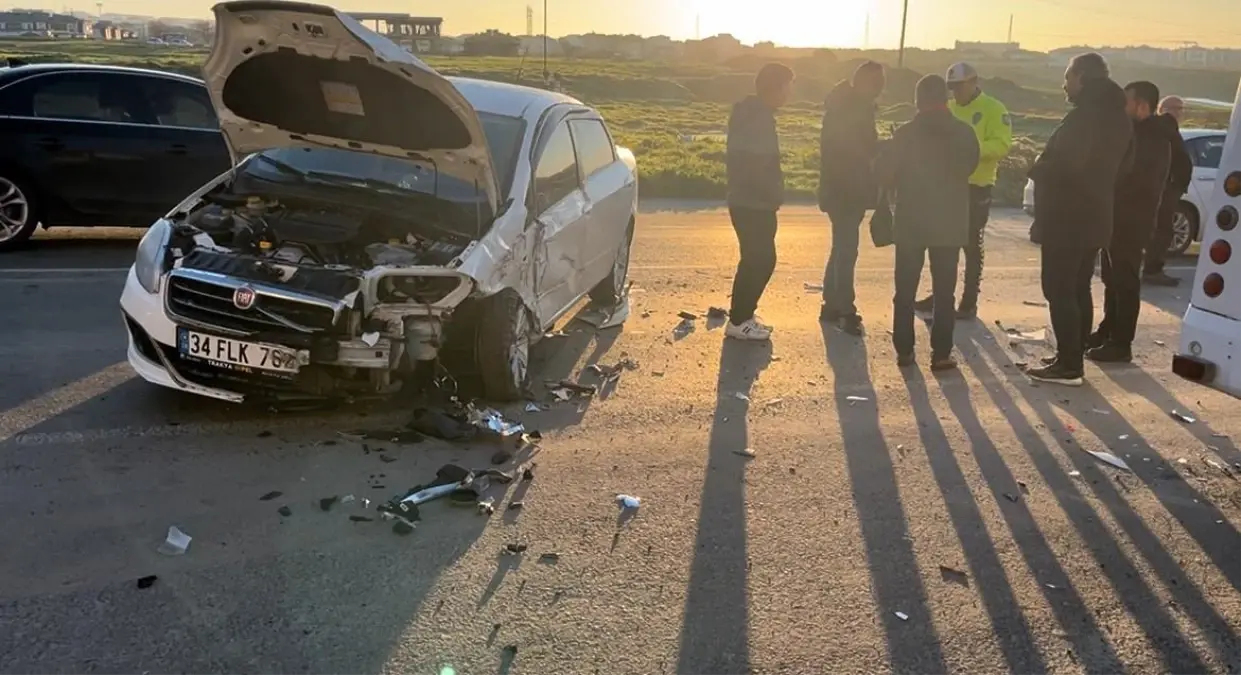 Tekirdağ\'da Zincirleme Trafik Kazası