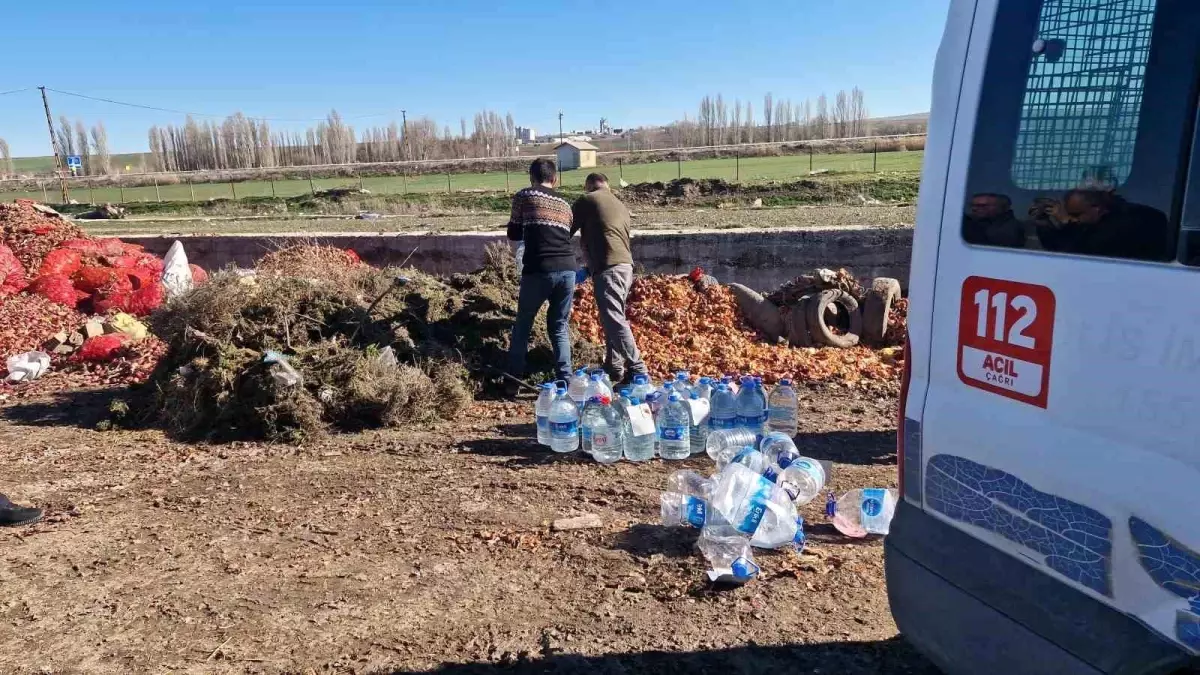Çorum\'da 180 Litre Kaçak Alkol İmha Edildi