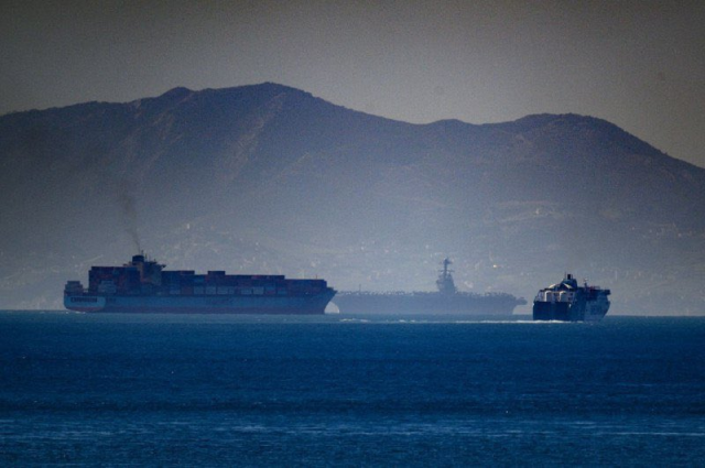 İran'la gerilimin ardından Trump'ın bölgeye gönderdiği ABD uçak gemisi Ford, Cebelitarık Boğazı'nı geçti İran'la gerilimin ardından Trump'ın bölgeye gönderdiği ABD uçak gemisi Ford, Cebelitarık Boğazı'nı geçti