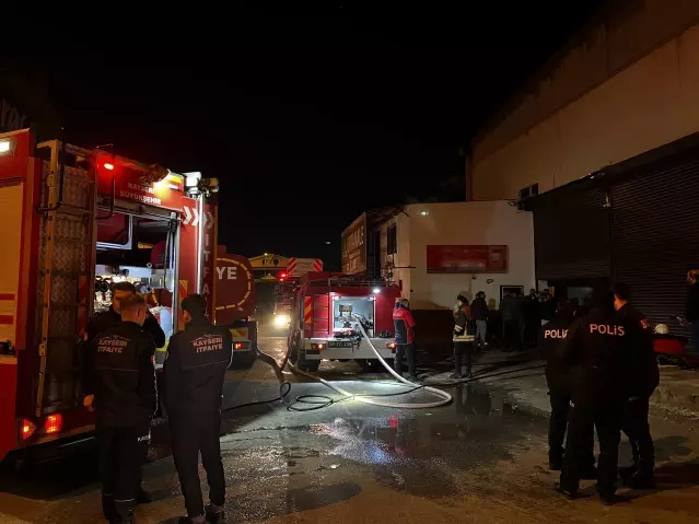 Kayseri'de Yangın: 1 Saatte Söndürüldü