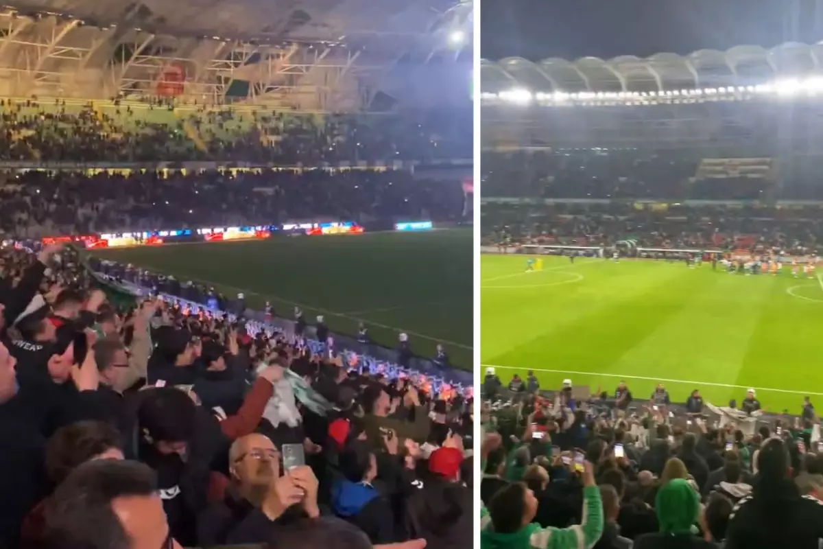 Konyaspor\'dan Galatasaray\'a gönderme! Statta çalan şarkı dikkat çekti