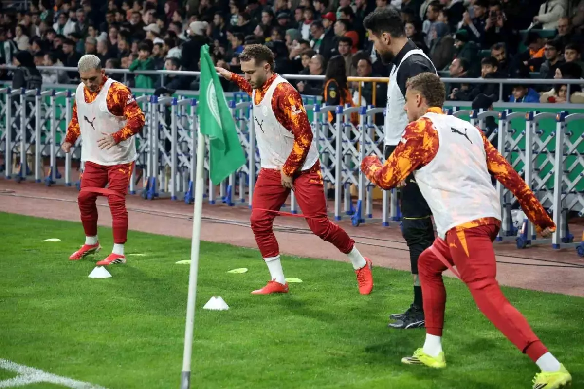 Konyaspor - Galatasaray Maçında İlk Yarı Golsüz Beraberlik