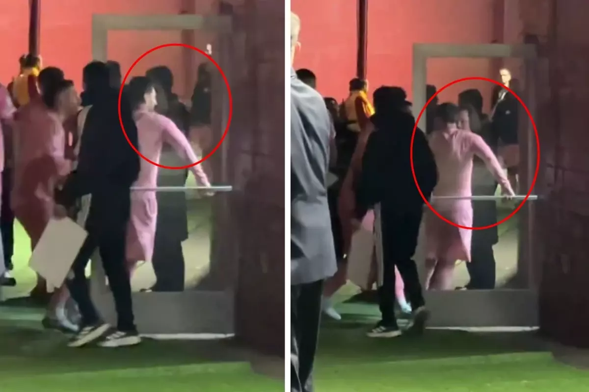 Messi\'yi daha önce böyle görmediniz! Maçı kaybetti, hakem odasını bastı