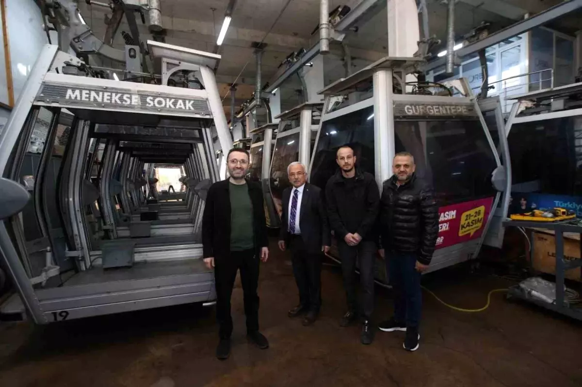 Ordu\'da teleferikte bakım zamanı