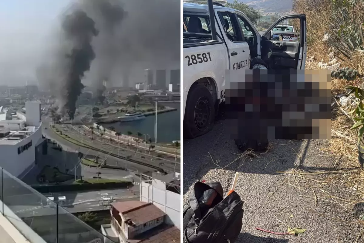 İşte Meksika\'dan görüntüler! Polisleri öldürüp yol kenarına attılar