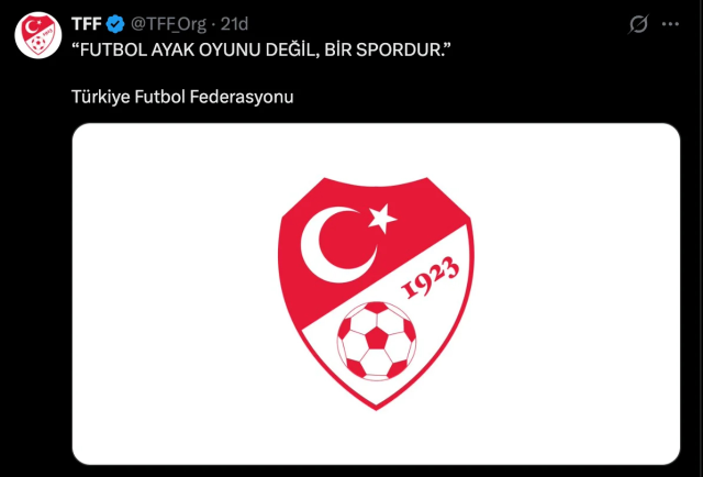 TFF'den Galatasaray'a tek cümlelik yanıt: