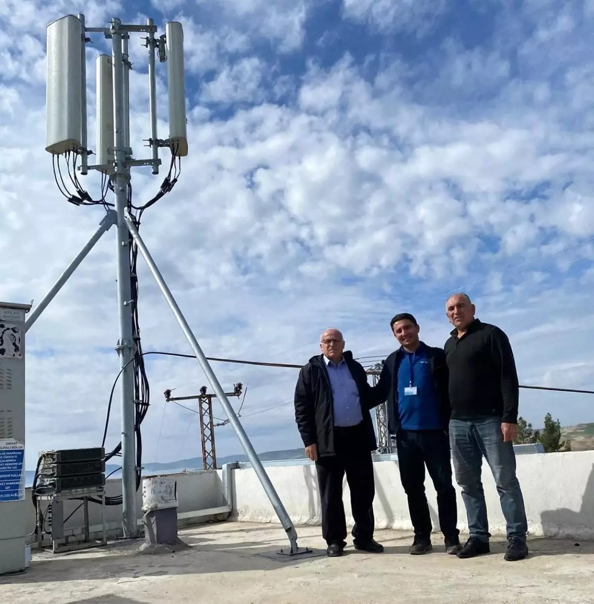 Kırmacık Köyü\'ne Yeni Baz İstasyonu