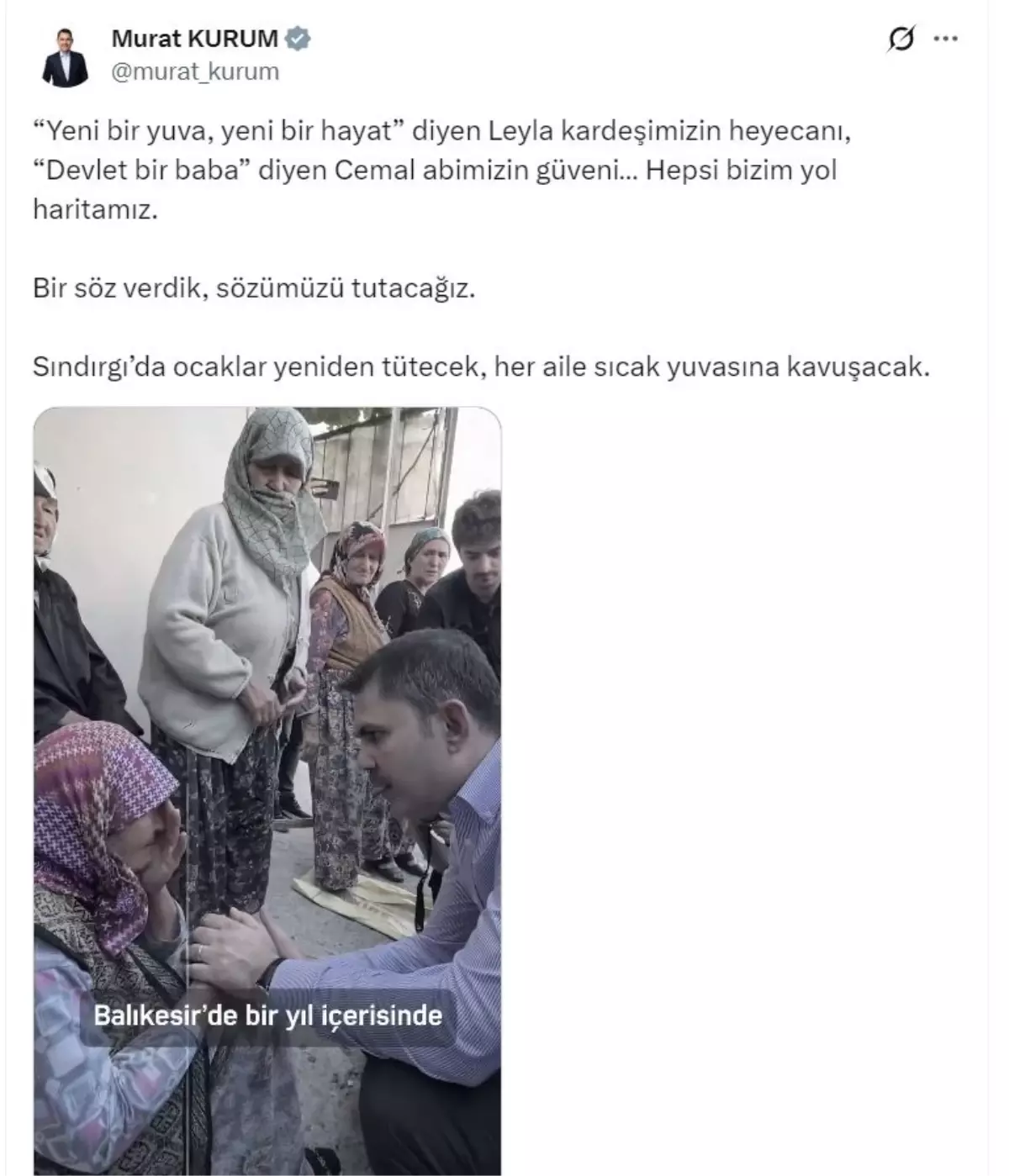 Sındırgı\'da Depremzedelere Yeni Evler