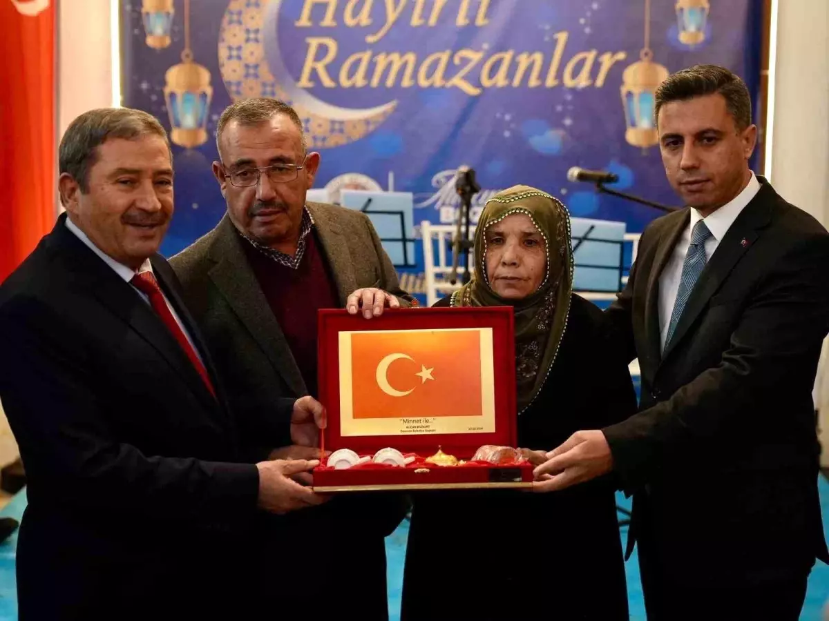 Darende\'de şehit aileleri ve gaziler onuruna iftar