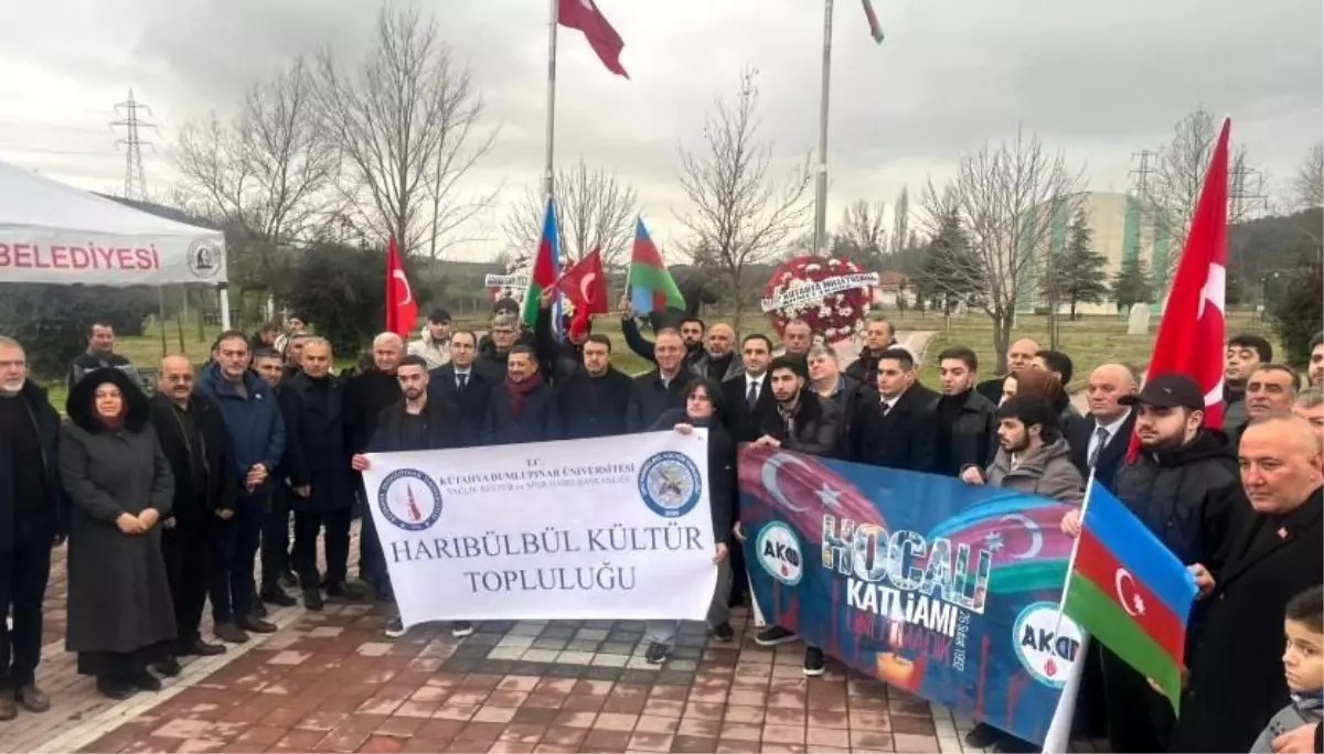 Hocalı şehitleri için Tunçbilek\'te anma programı