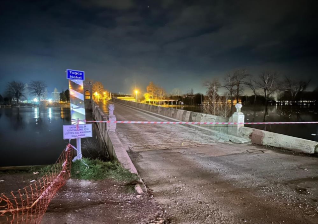 İlk kez bu seviyeler görüldü! Edirne'de kırmızı alarm, köprüler kapatıldı