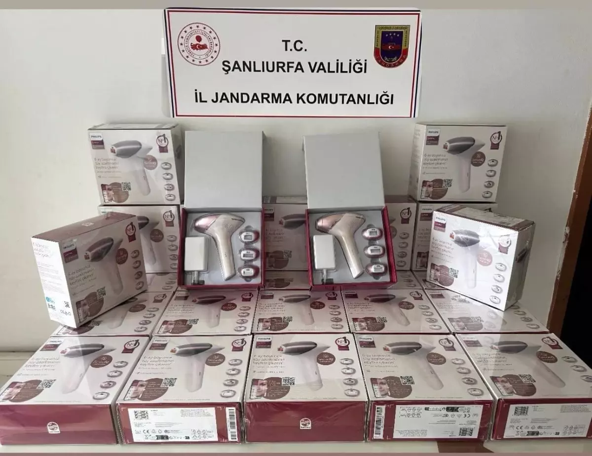 Şanlıurfa\'da Gümrük Kaçağı Epilasyon Cihazları Ele Geçirildi