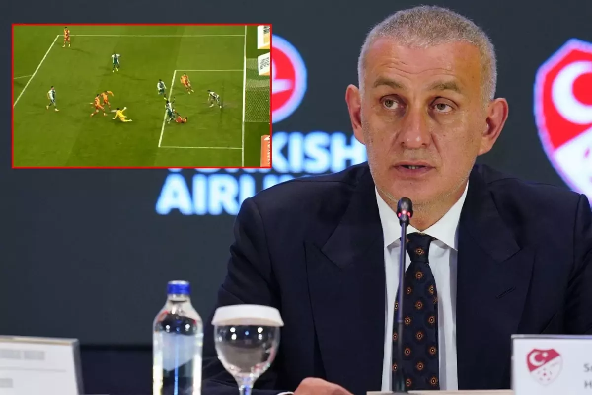 TFF kanadından ülkenin konuştuğu pozisyonla ilgili gece yarısı olay açıklama