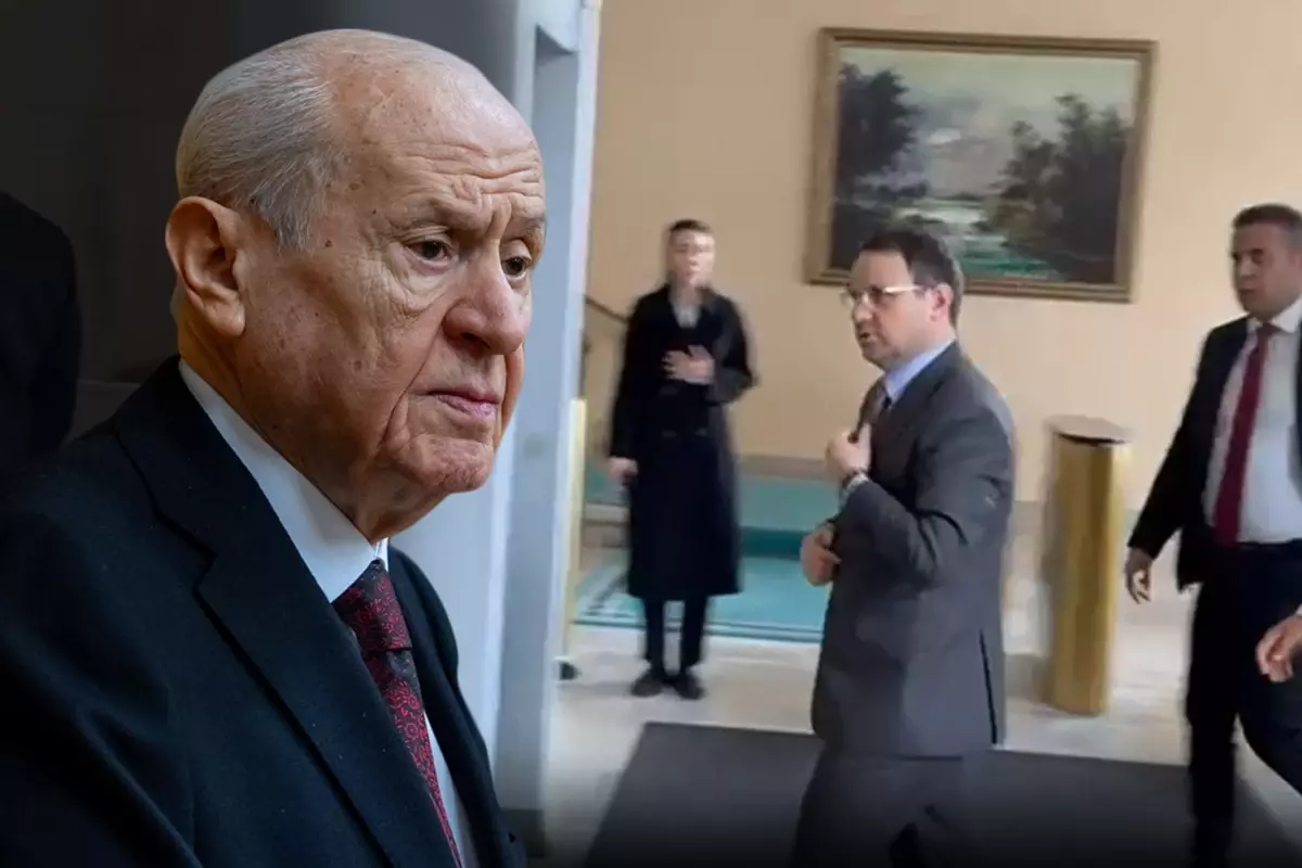 Akın Gürlek\'ten Devlet Bahçeli\'ye ziyaret! Kapıda karşıladı