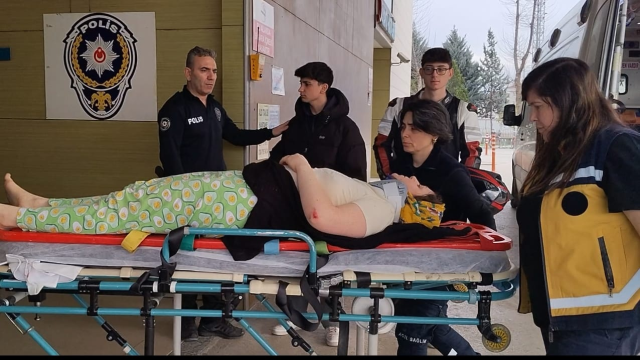 Boşanma aşamasındaki eşinden kaçmak için balkondan atladı