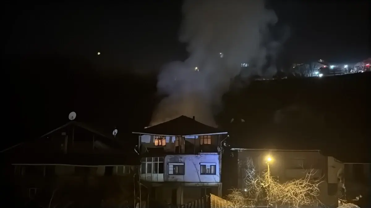 Karabük\'te Müstakil Evde Yangın