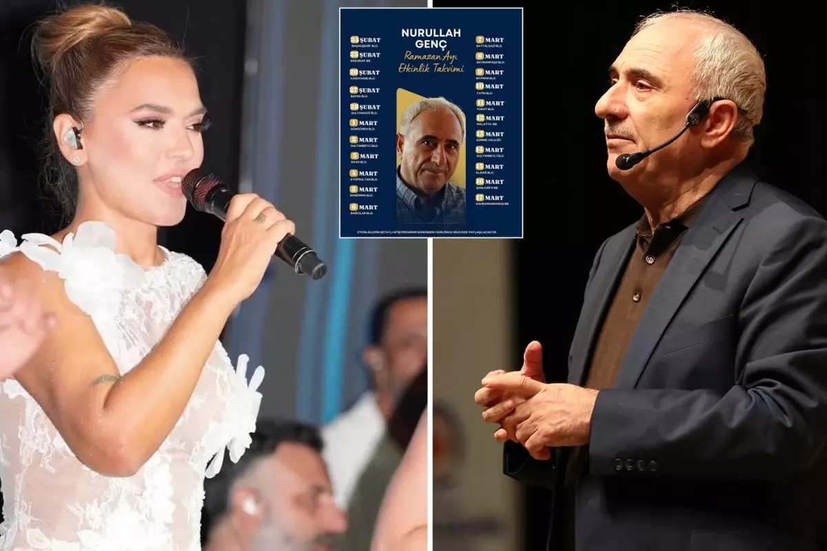 Nurullah Genç\'in Ramazan etkinlik takvimi Demet Akalın\'ın sözlerini akıllara getirdi