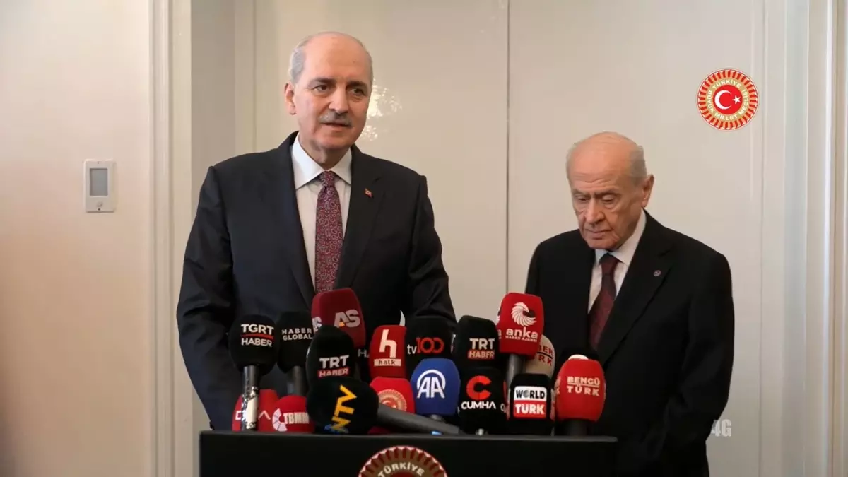 Kurtulmuş\'tan Bahçeli\'ye Ziyaret