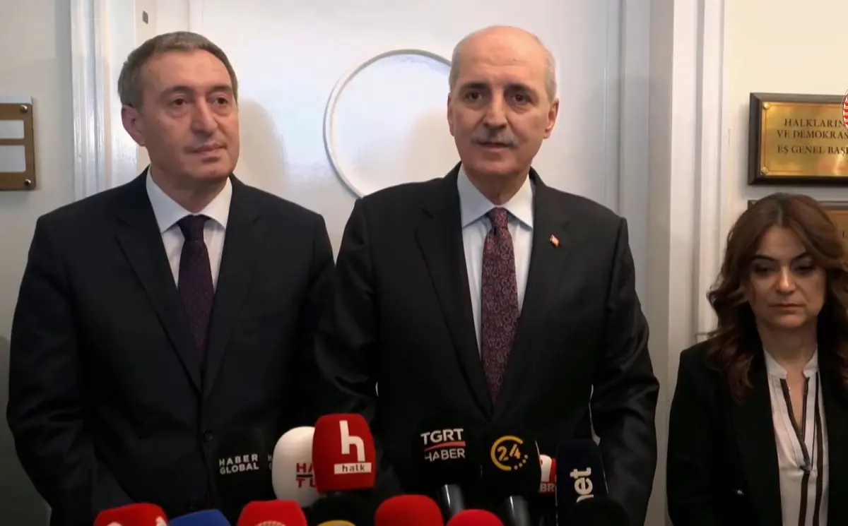 Kurtulmuş\'tan DEM Parti\'ye Teşekkür