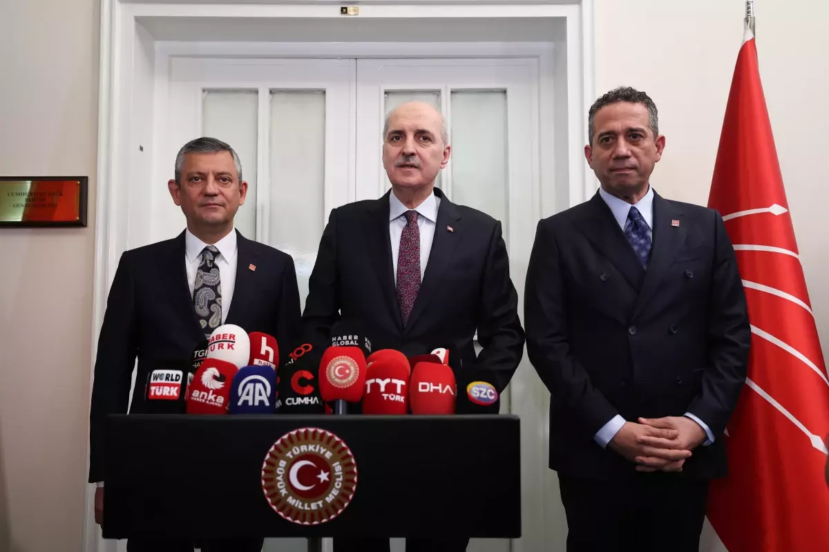 TBMM Başkanı Kurtulmuş\'tan Özgür Özel\'e ziyaret