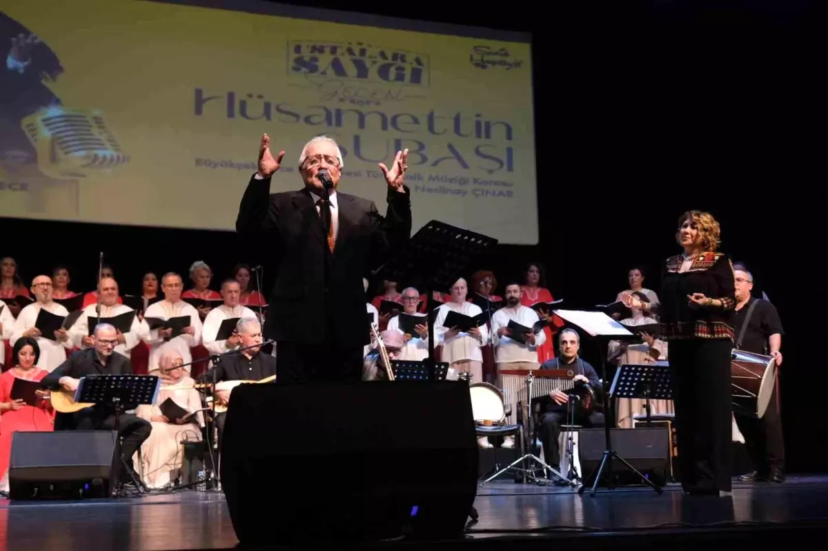 Ustalara Saygı Gecesi\'ne usta sanatçı Hüsamettin Subaşı sahne aldı