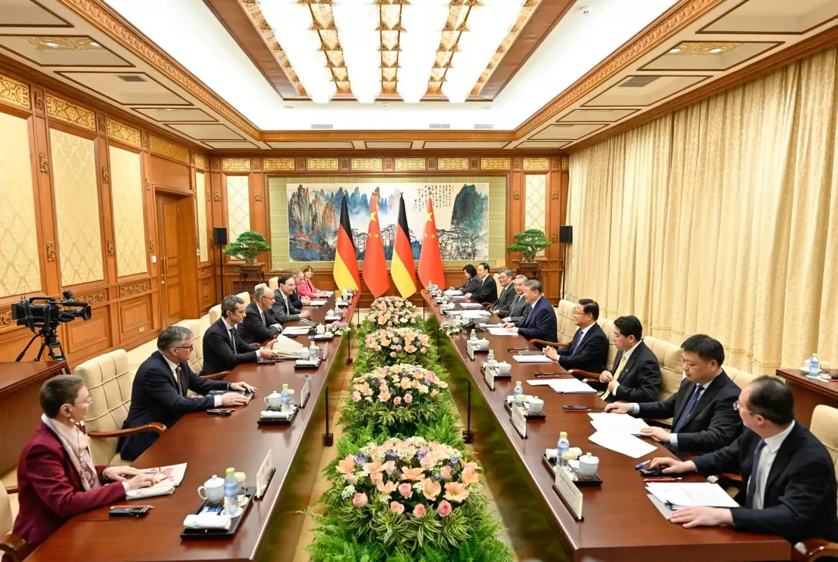 Şi Cinping ve Merz\'den Stratejik Görüşme