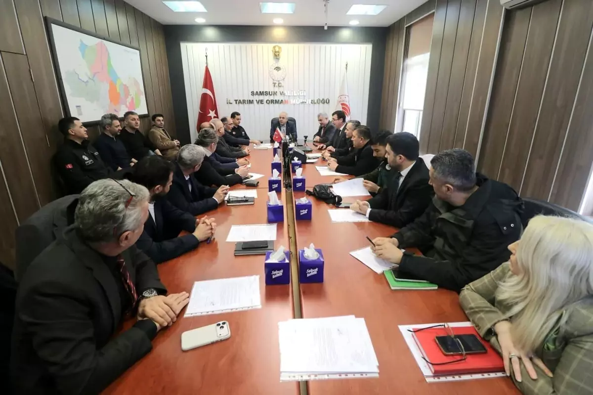 Samsun\'da afet sonrası gıda güvenliği, hayvan sağlığı ve su temini masaya yatırıldı