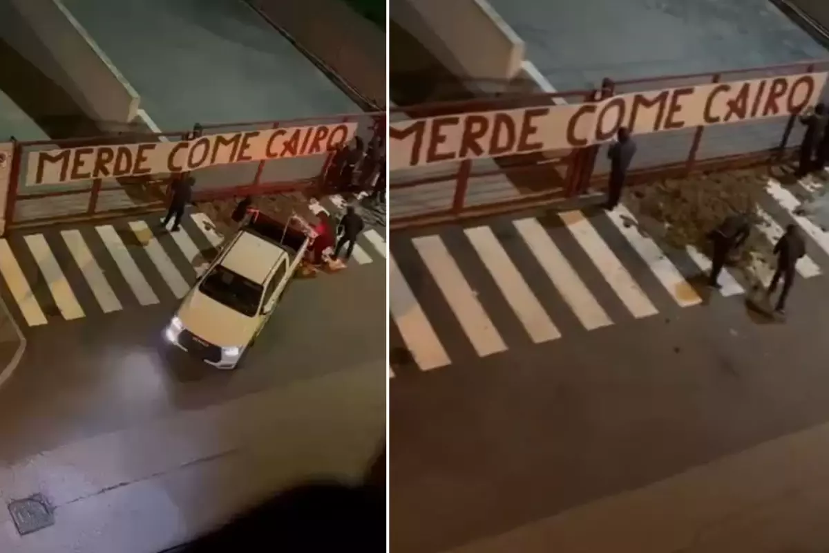 Takımın performansından memnun olmayınca tesislerin girişine dışkı bıraktılar