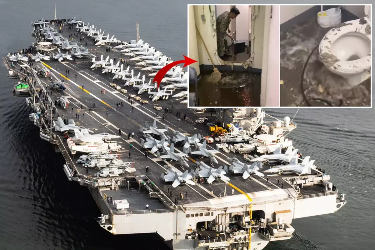 Trump\'ın İran saldırısı için gönderdiği geminin rezilliğine bakın! Personel canından bezdi