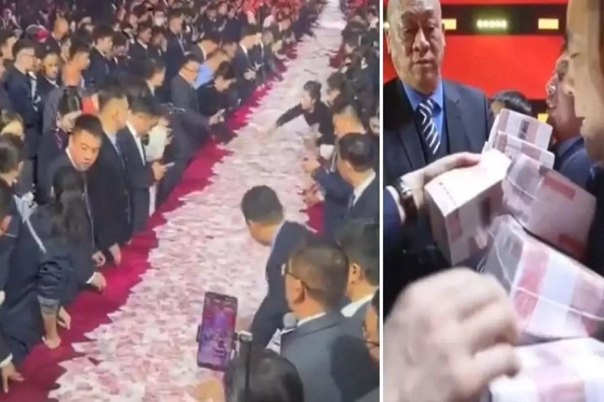 26 milyon doları masaya serdi, işçilerine "Taşıyabildiğiniz kadar alın" dedi