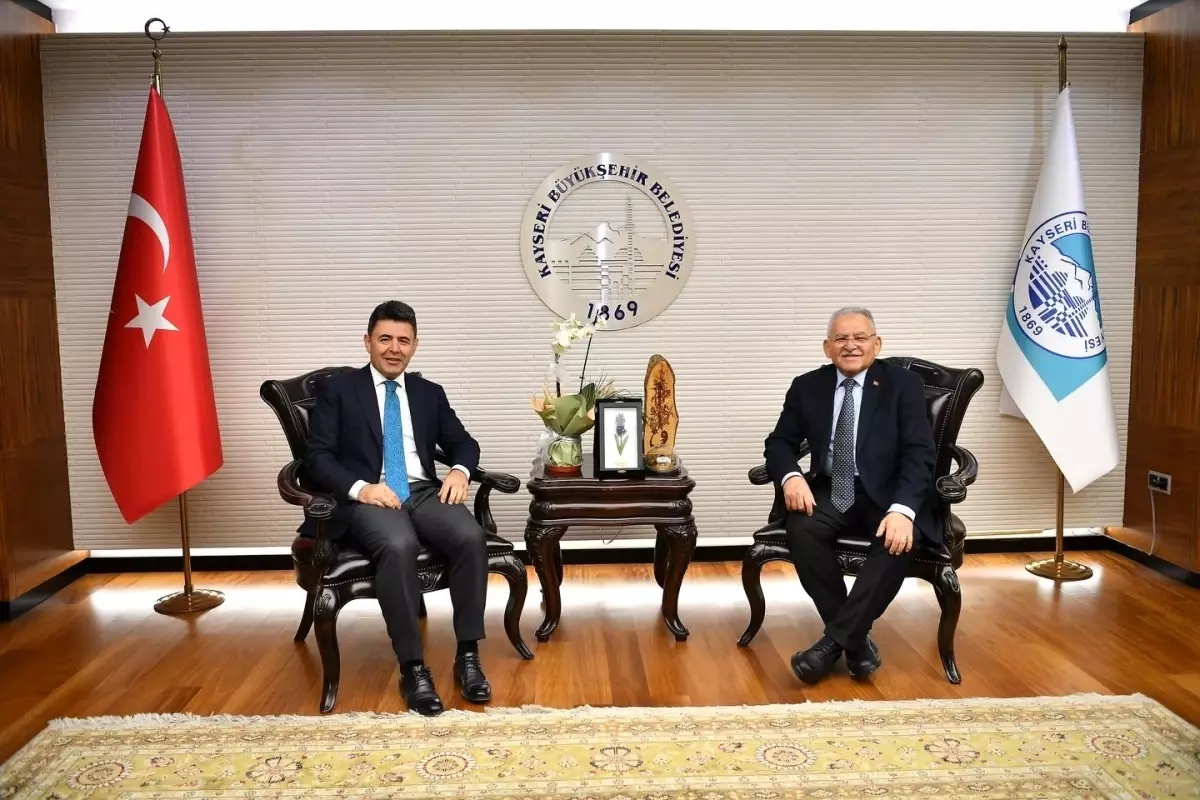 Başkan Büyükkılıç, Bakan Yardımcısı Poyraz ve Genel Müdür Eyigün\'ü konuk etti