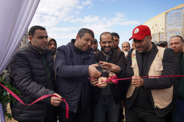 Gazze'de '2. Yıldız Tilbe Çadır Kenti' açıldı