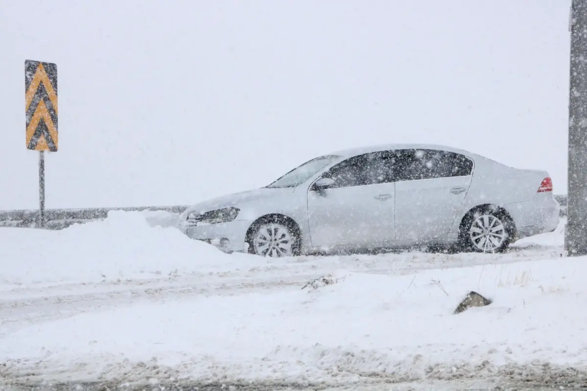 Kayseri\'de Kar Yağışı Tipiye Dönüştü