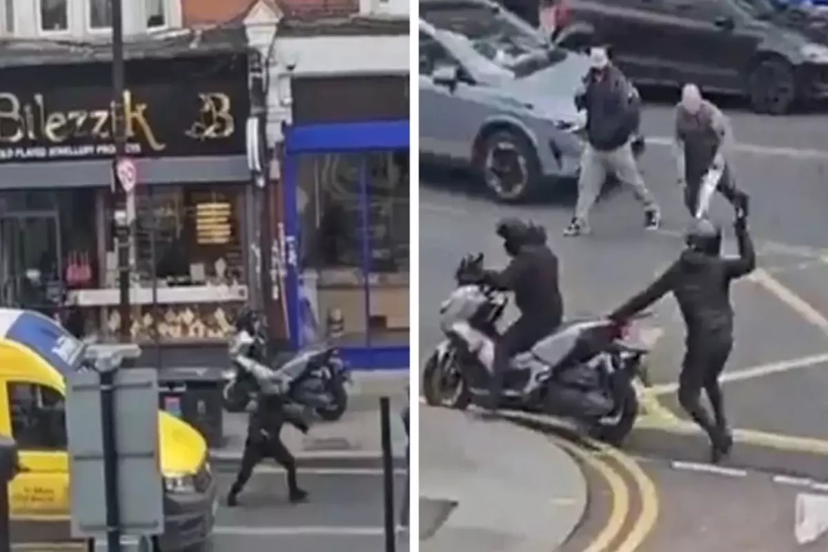 Londra\'da Türk kuyumcu dükkanı palalı hırsızlar tarafından soyuldu