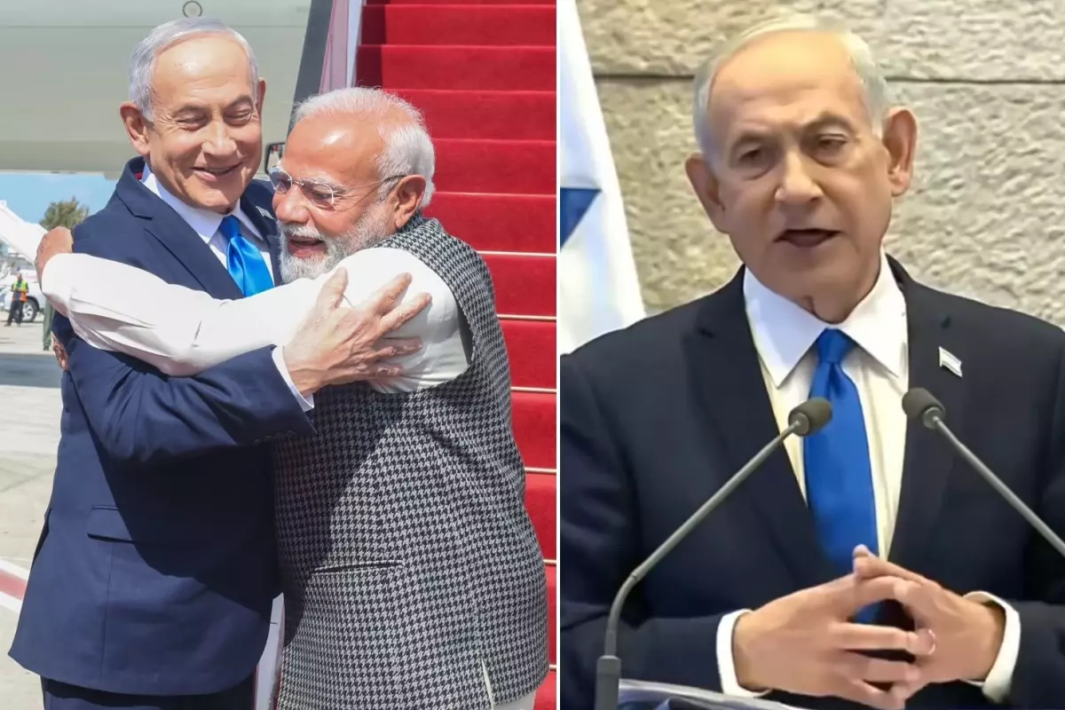 Modi ile kamera karşısına geçen Netanyahu, Osmanlı\'yı hedef aldı