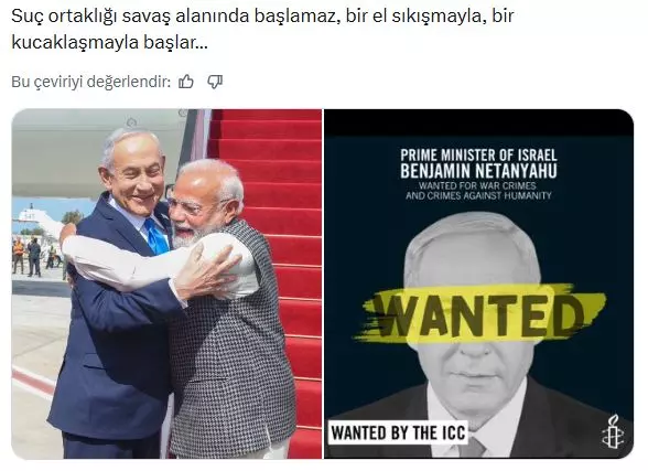 Netanyahu'ya sarıldığı fotoğrafın bedeli ağır oldu