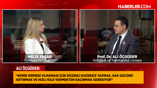 Prof. Dr. Ali Öçgüder: Kalça kırıkları hayati tehlike taşıyor