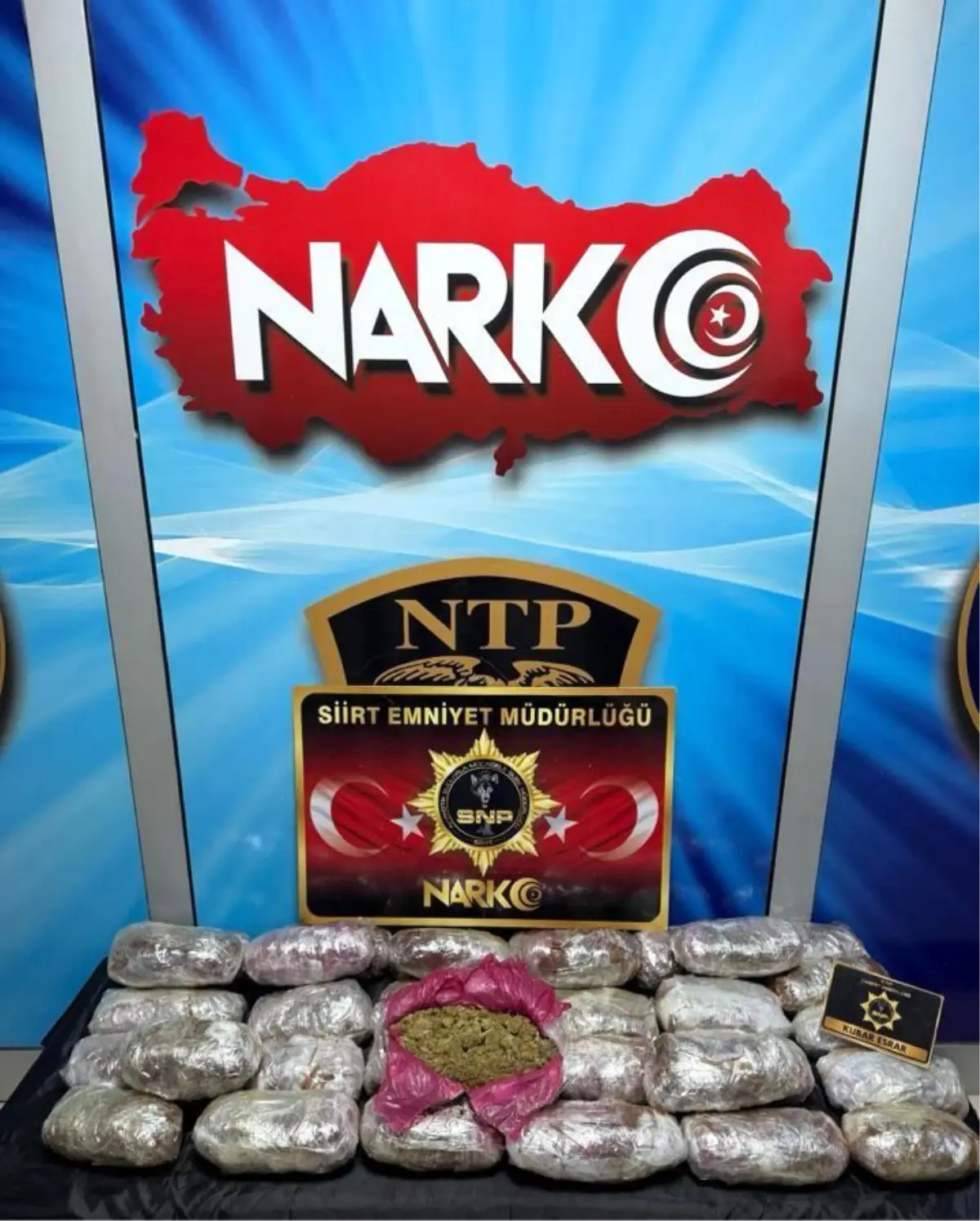 Siirt\'te durdurulan araçta 13 kilo kubar esrar ele geçirildi: 1 tutuklama