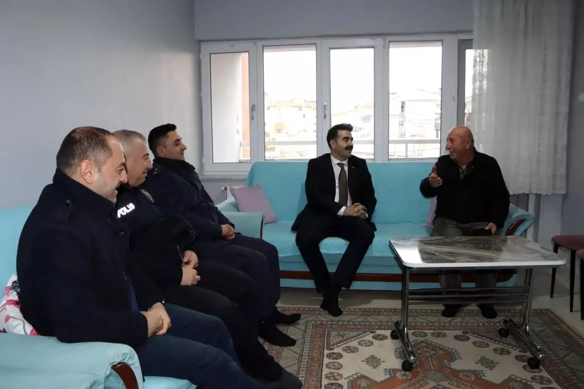 Kaymakam Eser, Kıbrıs Gazisi\'ni Ziyaret Etti