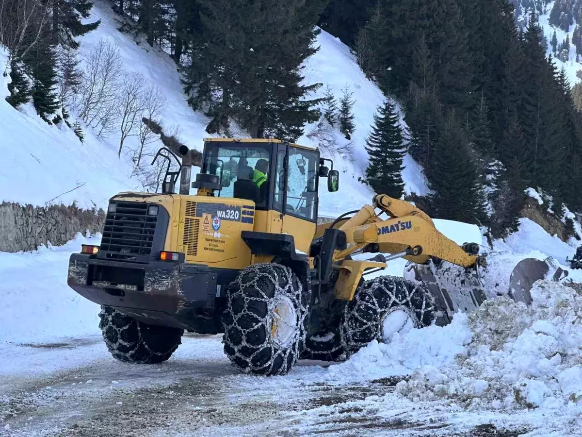 Trabzon\'da 19 mahalle yolu kar nedeniyle ulaşıma kapandı
