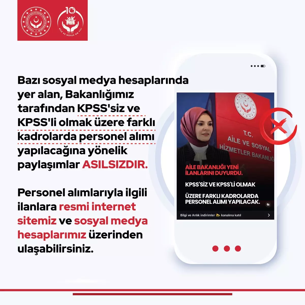 Bakanlıktan KPSS İddialarına Yanıt