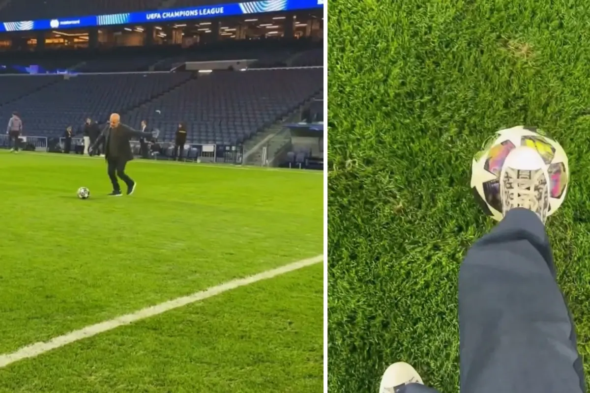 Arda Güler, ailesiyle birlikte Santiago Bernabeu\'da futbol oynadı