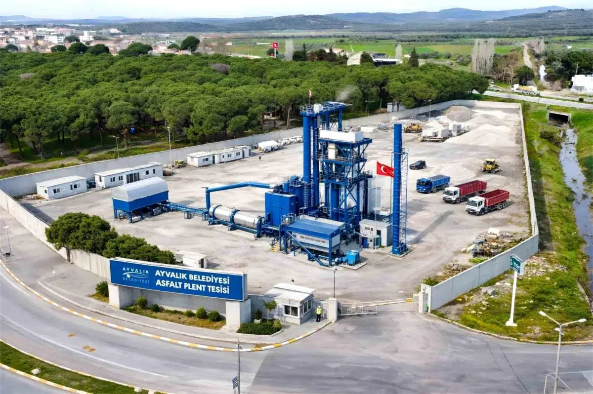Ayvalık asfaltını artık kendi üretecek