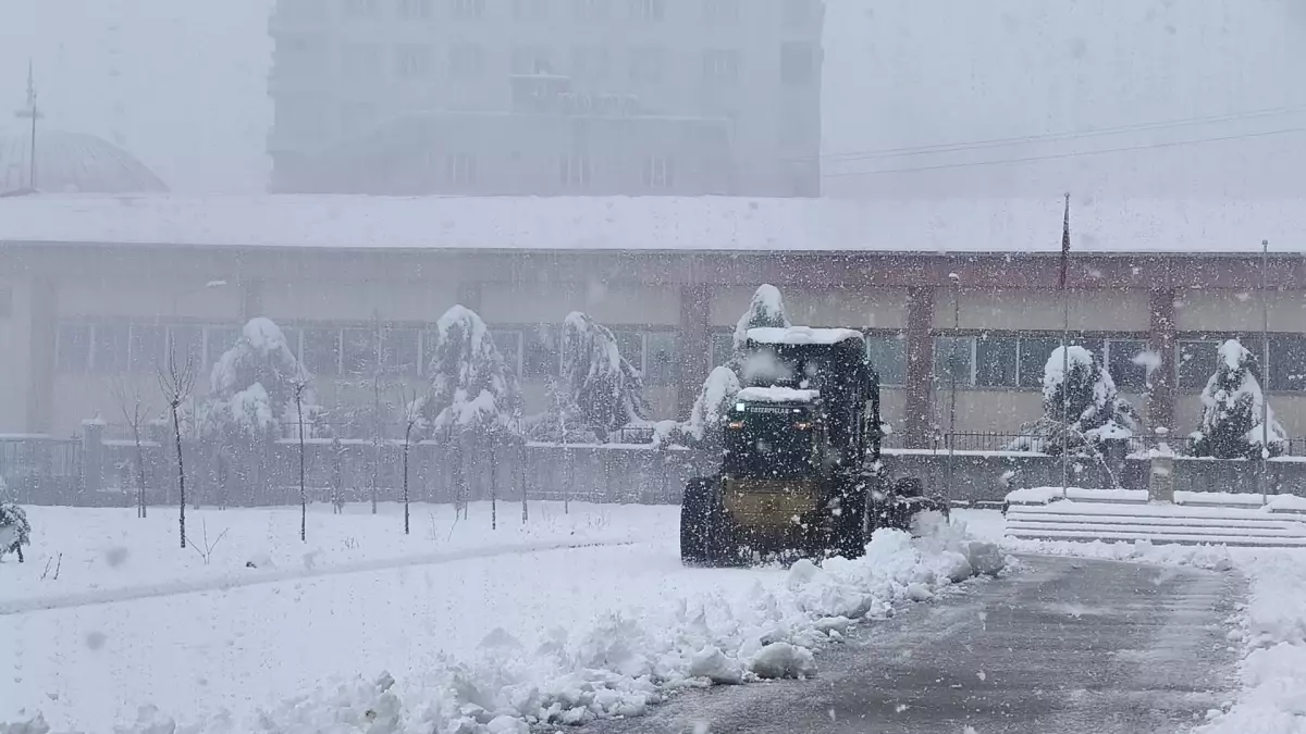 Batman\'da Kar Yağışı 115 Yolu Kapadı