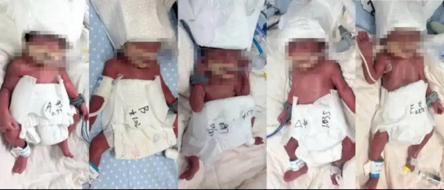 Mucizelerin mucizesi! Doğal yolla beşiz bebekler dünyaya getirdi