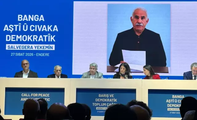 Öcalan'dan PKK'nın feshinin yıldönümünde yeni açıklama: Kürtsüz Türk, Türksüz Kürt olmaz Öcalan'dan PKK'nın feshinin yıldönümünde yeni açıklama: Kürtsüz Türk, Türksüz Kürt olmaz