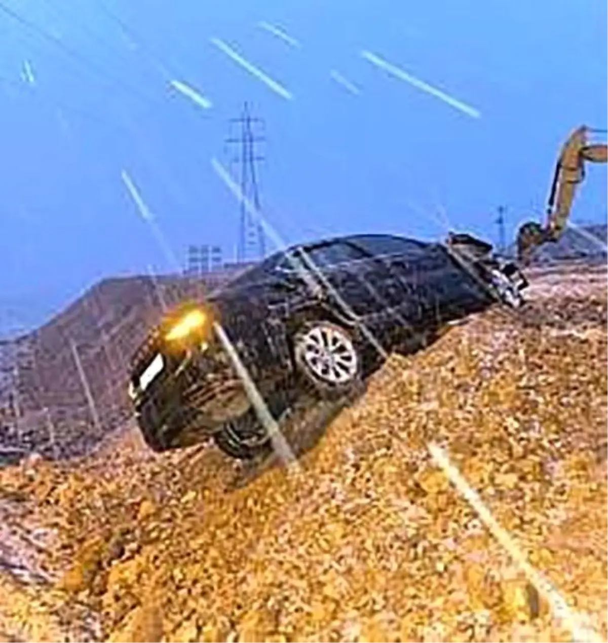 Siirt\'te Kar Yağışı Nedeniyle Kaza