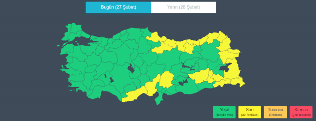 Soğuk hava yurdu terk etmiyor! 21 ilimize 