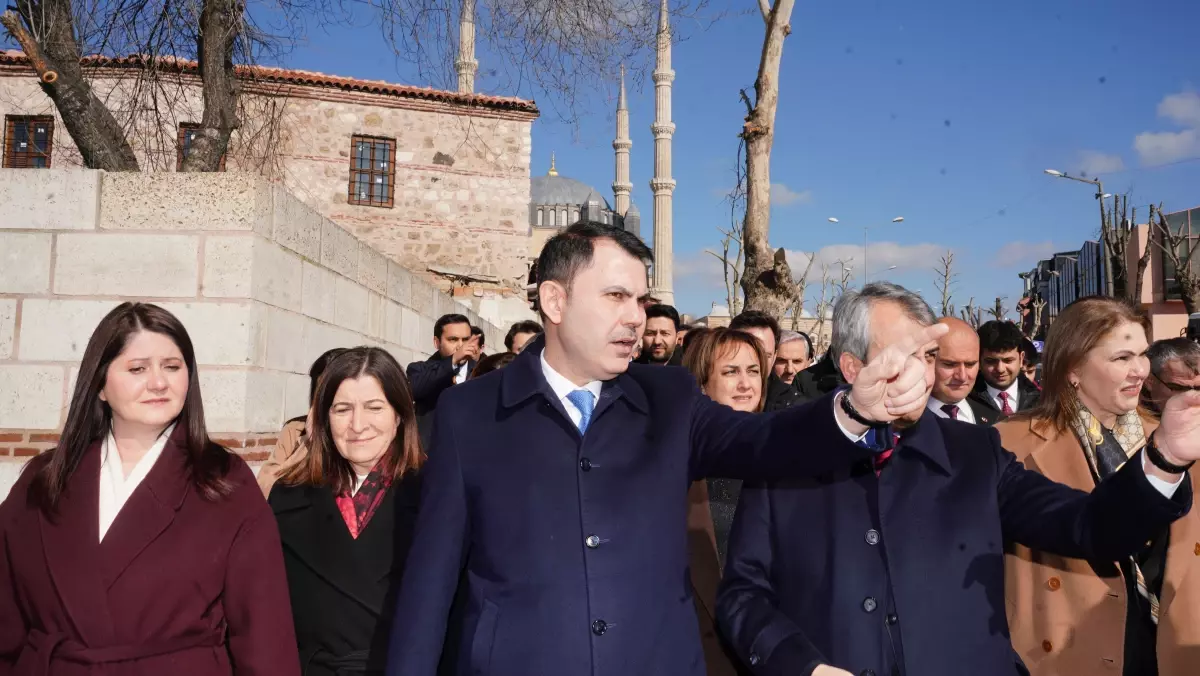 Bakan Kurum, Selimiye Camii\'ni Ziyaret Etti