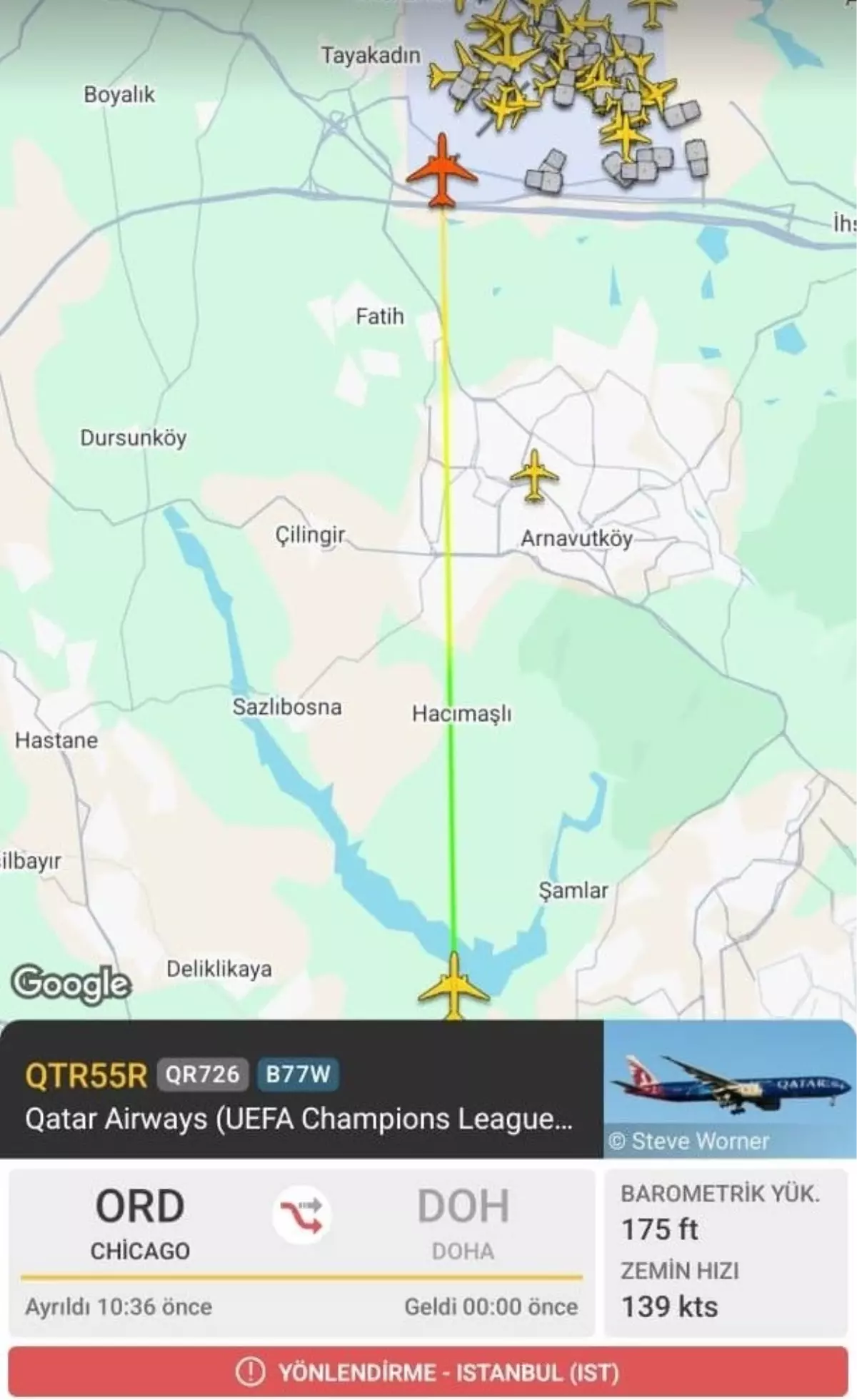 Uçuş Güvenliği Sorunları İstanbul\'a Uçak Yönlendirdi